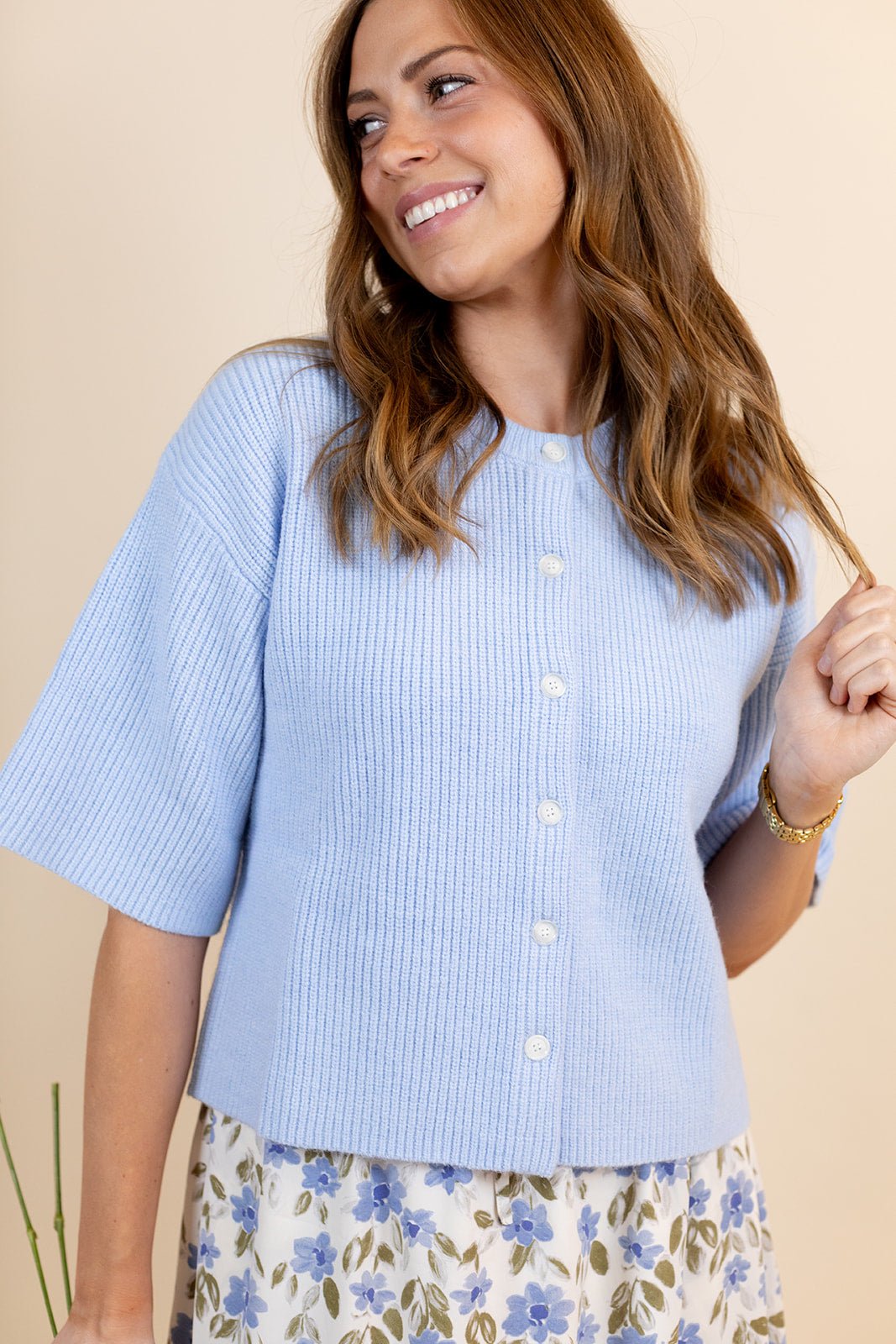 Alix Cardigan in Blue