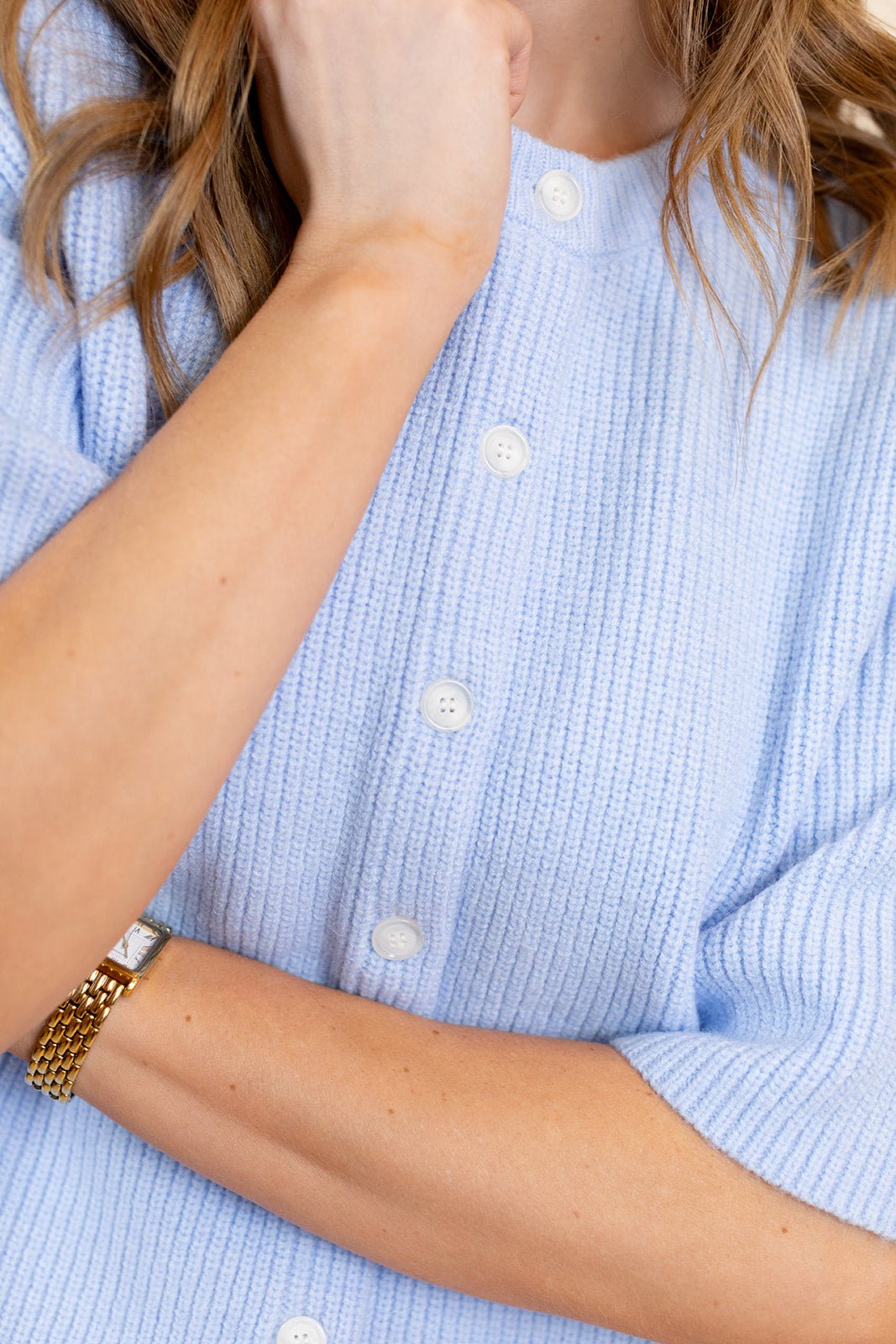 Alix Cardigan in Blue