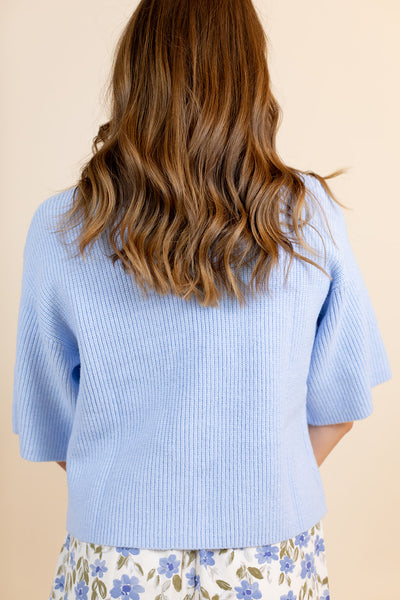 Alix Cardigan in Blue