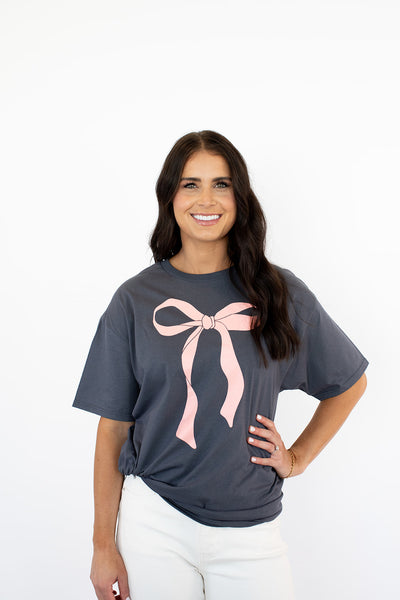 Cecilia Bow Oversized Tee