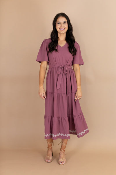 Jessa Plum Dress