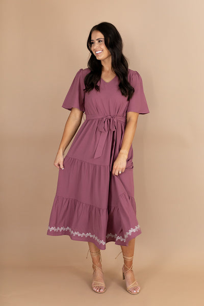 Jessa Plum Dress