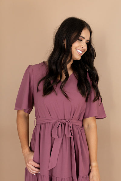 Jessa Plum Dress