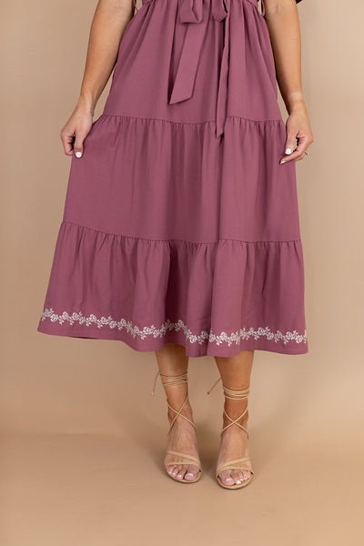 Jessa Plum Dress