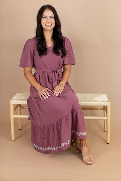 Jessa Plum Dress