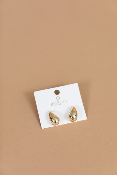 Teardrop Earrings (Gold)