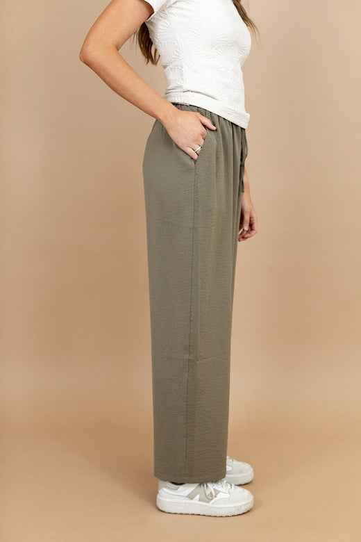 Olive Pants — Brooklyn Blush women's boutique, Draper Utah