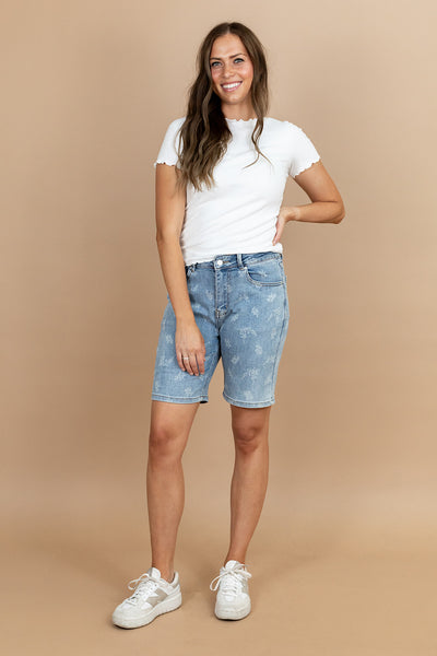 Rose Bermuda Shorts