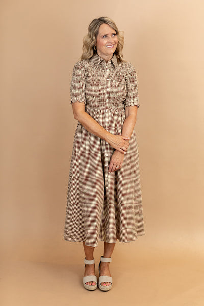 Bobbie Gingham Dress