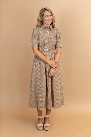Bobbie Gingham Dress