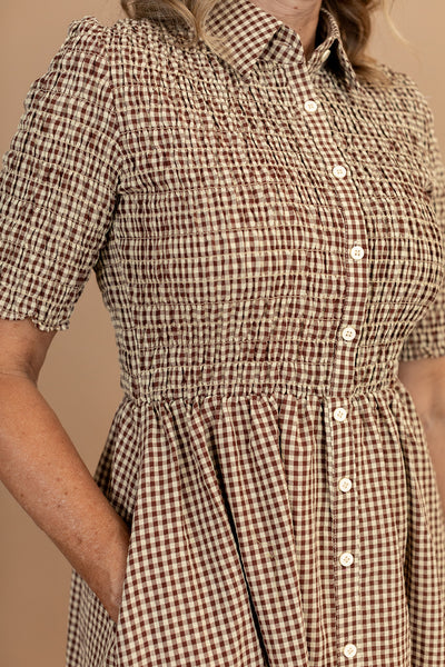 Bobbie Gingham Dress