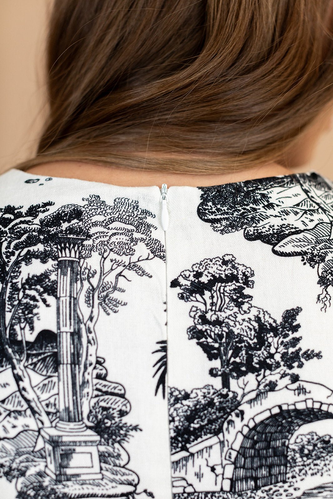 Sofia Toile Midi Dress
