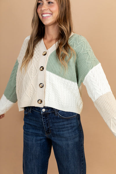 Maysen Color Block Sweater