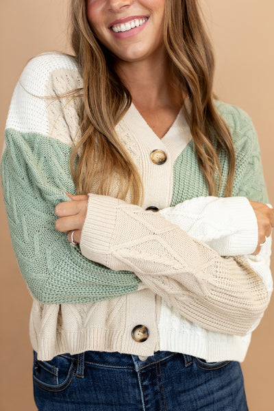 Maysen Color Block Sweater