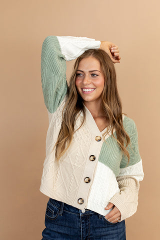 Maysen Color Block Sweater