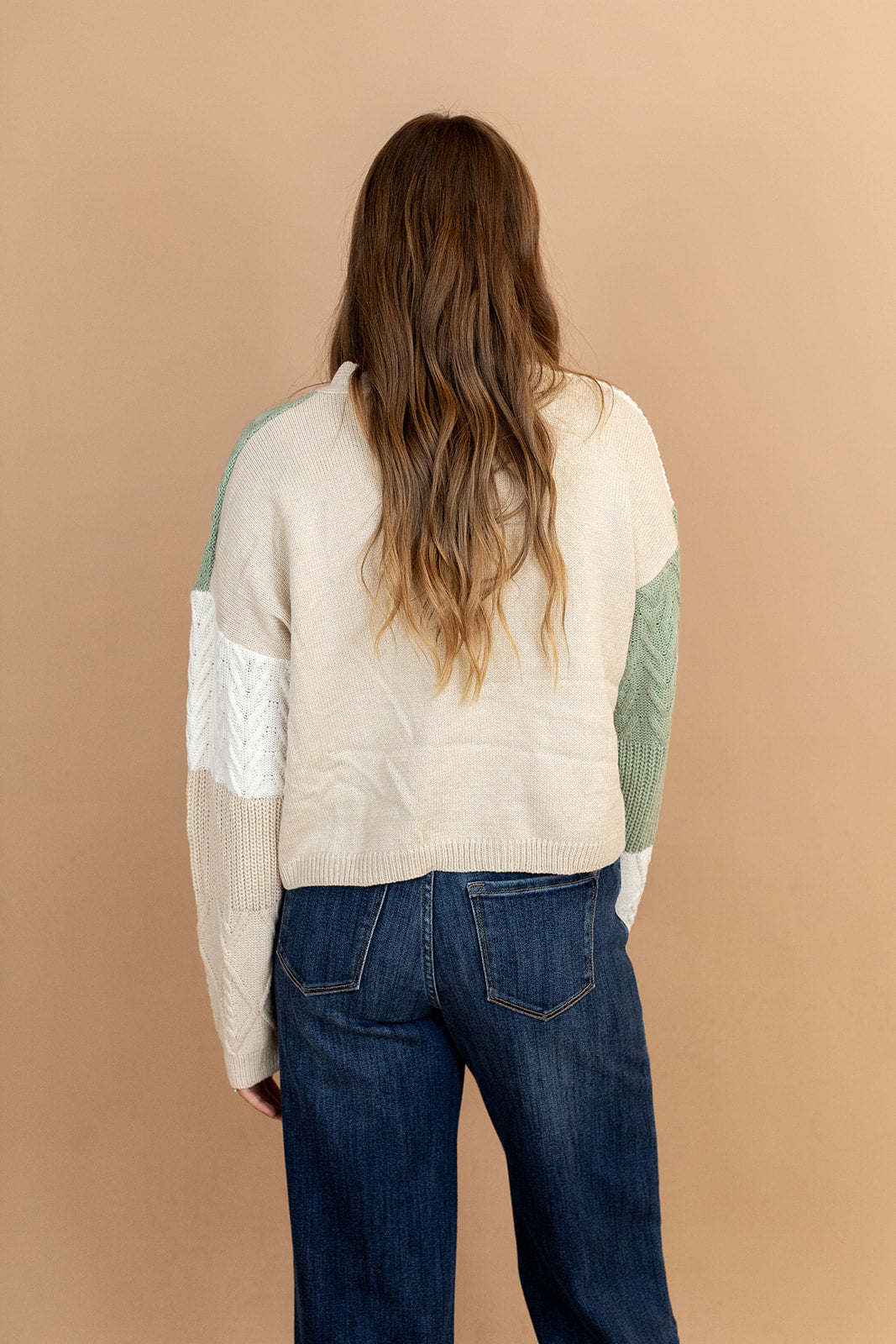 Maysen Color Block Sweater