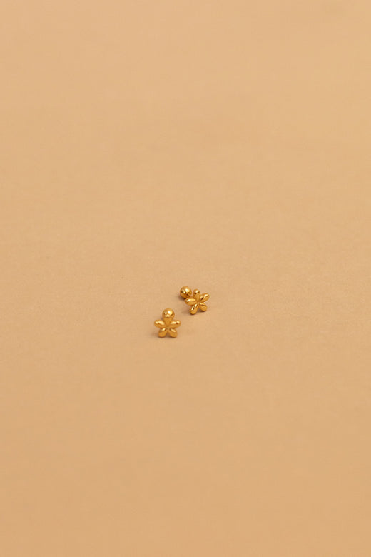 Flower stud earrings — Brooklyn Blush, Draper Utah