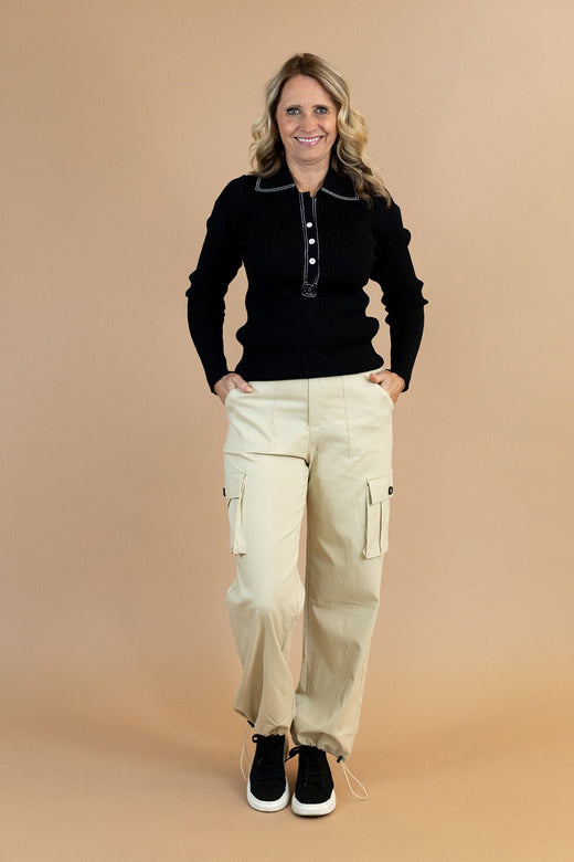 Jayda Top in Black — Brooklyn Blush women's boutique, Draper Utah