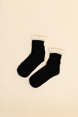 Net Pointelle Socks