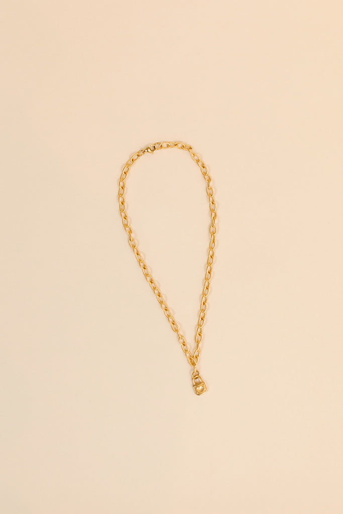 Chain necklace with Lock