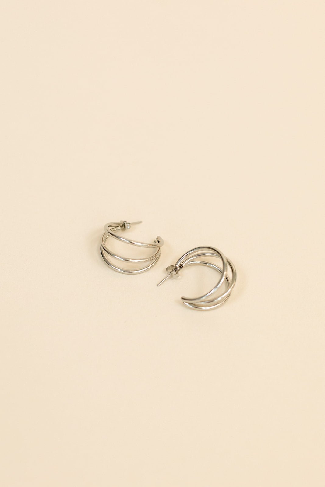 Silver Hoops