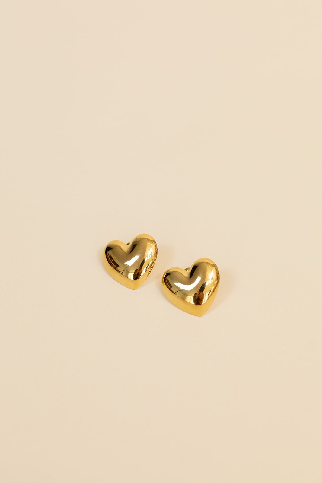 Heart Studs — Brooklyn Blush, Draper Utah