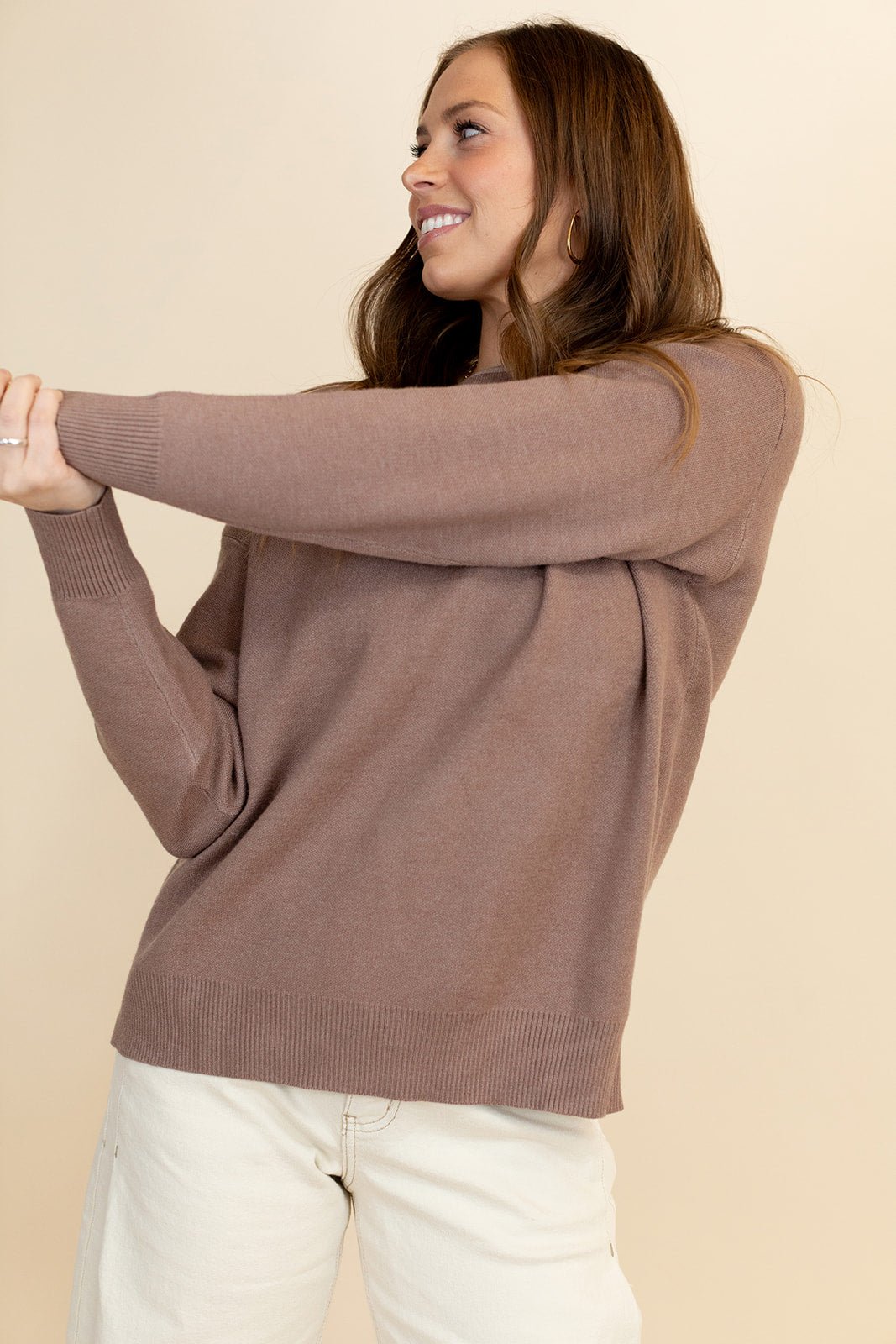 Kyra Rib Band Sweater