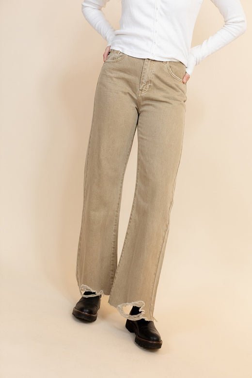 Dylan High Rise Brown Jeans