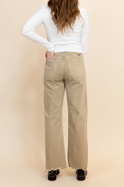 Dylan Ultra High Rise Brown Jeans
