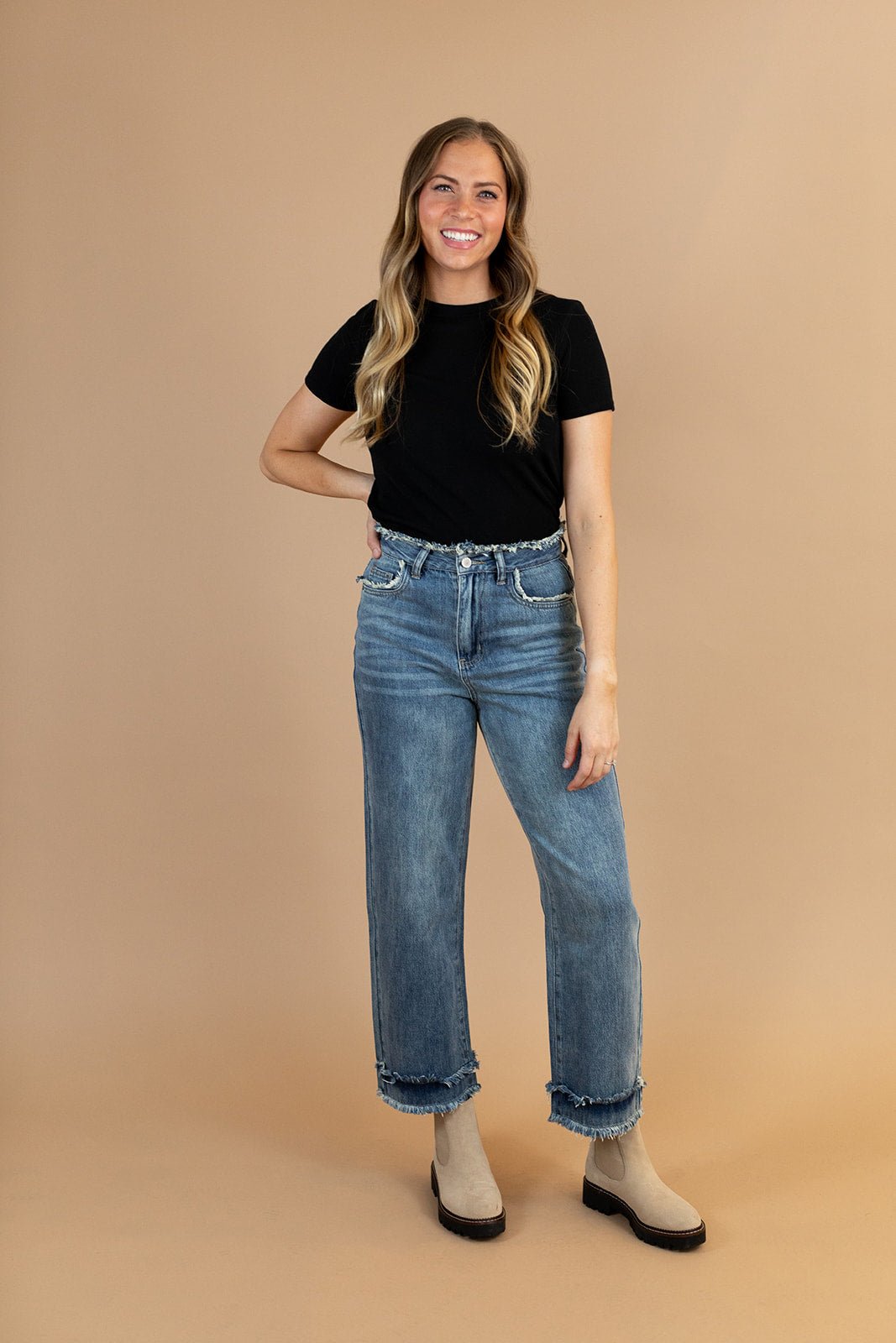 Vessie Frayed Jeans