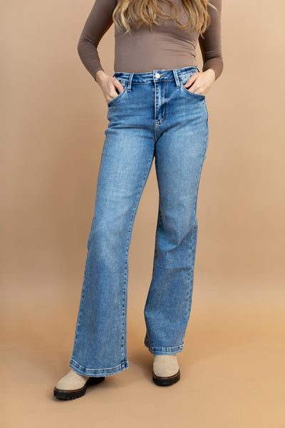 Camdyn Wide Leg Flare Jeans