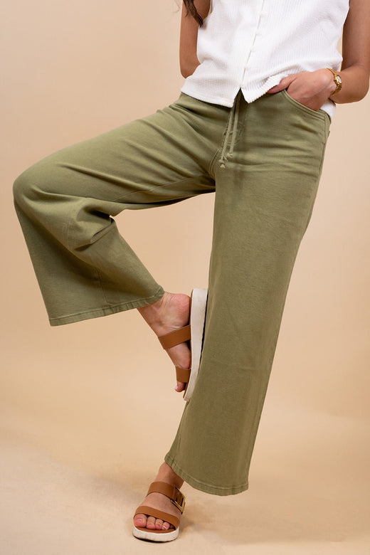 Olivia Crop Wide Pant