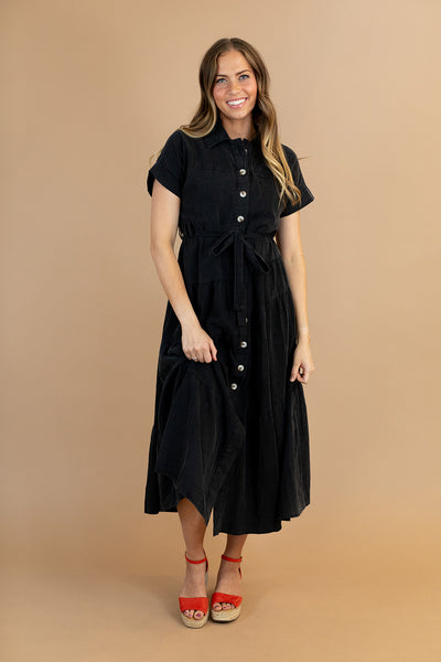 Rae Denim Maxi Dress