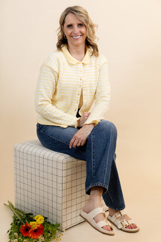 Lucia Striped Cardigan