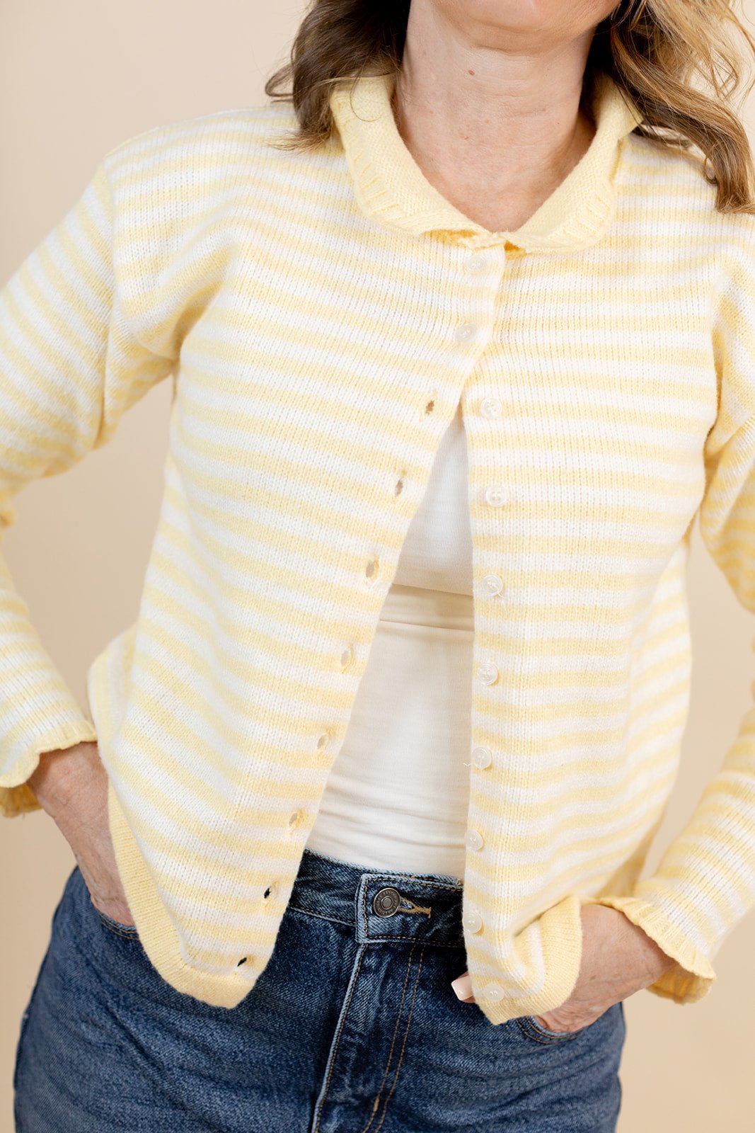 Lucia Striped Cardigan