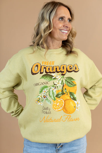 Oranges Graphic Sweatshirt