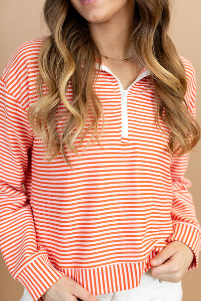 Ariel Striped Pullover