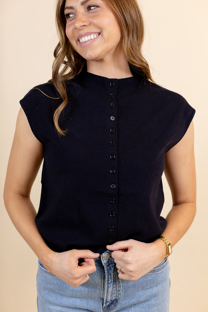 Bridgette Dark Navy Top