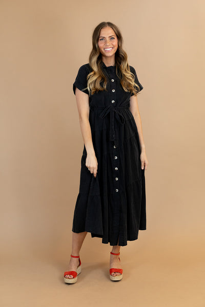 Rae Denim Maxi Dress