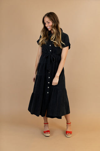 Rae Denim Maxi Dress