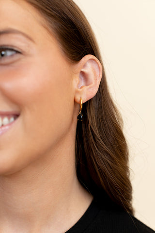 Black & Gold earrings