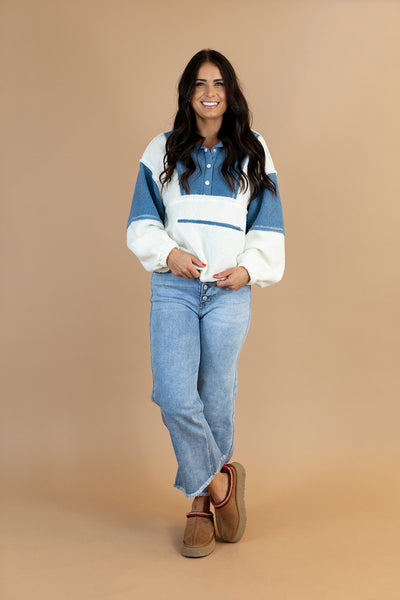 Kiana Sherpa in Denim