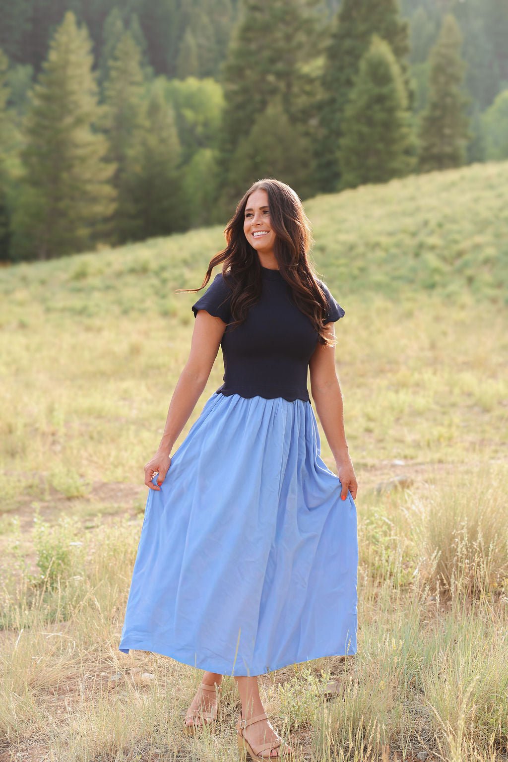 Marby Midi Dress — Brooklyn Blush women's boutique, Draper Utah