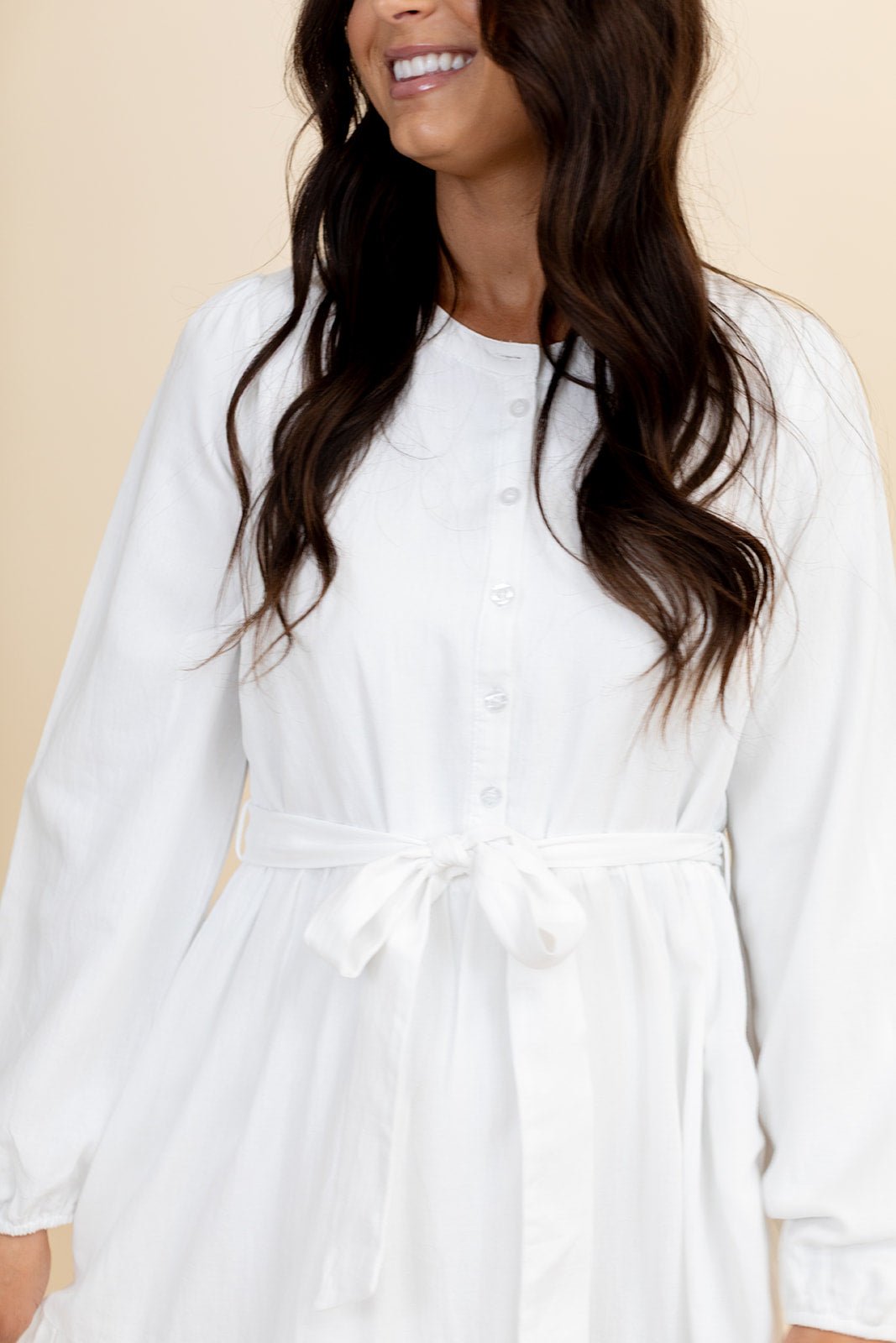 Vivian Temple Dress — white LDS temple dress, view 4