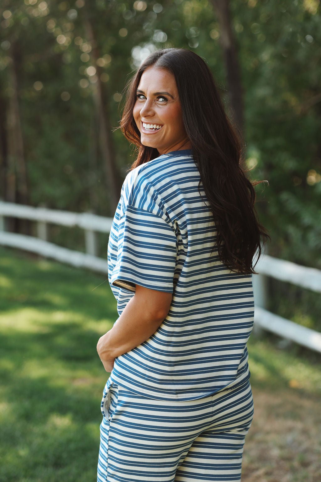 Brianne Shirt in Dusty Blue