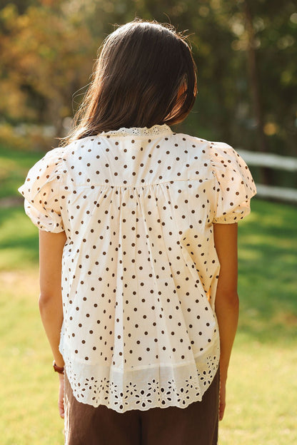 Tessa Polka Dot Top