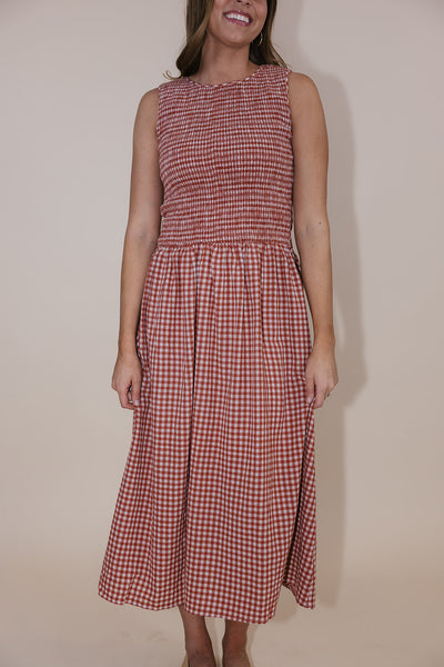 Mae Gingham Dress