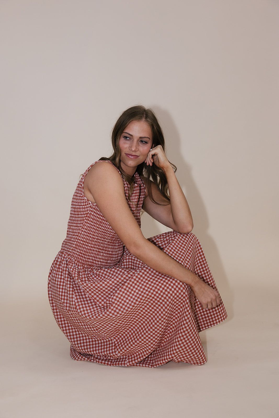 Mae Gingham Dress