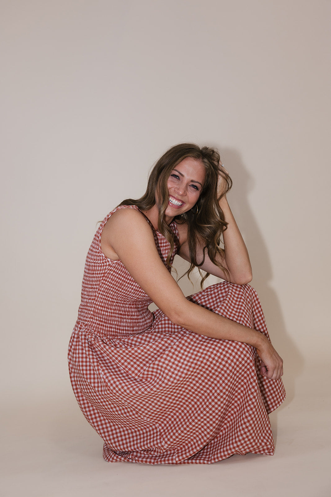 Mae Gingham Dress
