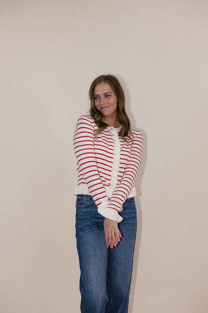 Amaya Ruffle Sweater